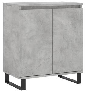 Komoda betónovo sivá 60x35x70 cm spracované drevo