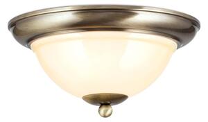 Orion DL 7-675/27-Stropné svietidlo AUSTRIAN OLD LAMP 2xE27/60W/230V bronz/béžová