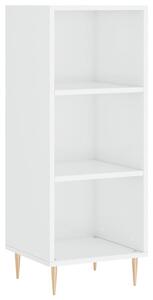 Komoda lesklá biela 34,5x32,5x90 cm kompozitné drevo