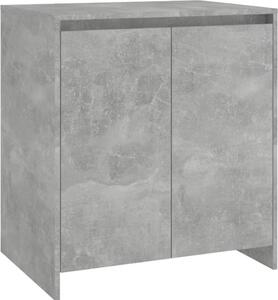 Komoda betónovo sivá 70x41x75 cm spracované drevo