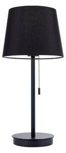 Orion LA 4-1205/1 - Stolná lampa s USB portom LUDWIG 1xE27/40W/230V čierna