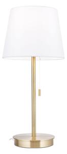 Orion LA 4-1205/1 - Stolná lampa s USB portom LUDWIG 1xE27/40W/230V biela/zlatá