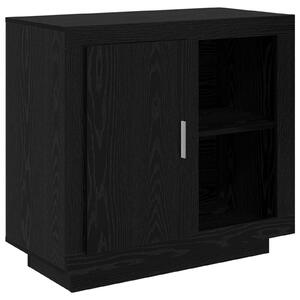 Servírovacia skriňa Čierny dub 80 x 40 x 75 cm Kompozitné drevo