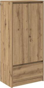 Skriňa so zásuvkou Dub Artisan 55,5x34x119,5 cm Umelecké drevo