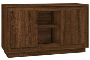 Komoda hnedý dub 102x35x60 cm spracované drevo