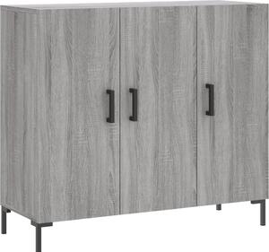 Komoda sivý dub sonoma 90x34x80 cm kompozitné drevo