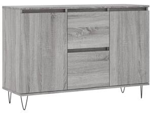 Komoda sivý dub sonoma 101,5x35x70 cm kompozitné drevo