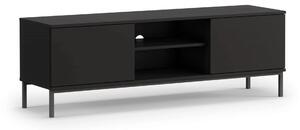 Dvojdvierkový TV stolík NIXI - čierny