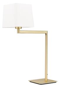 Orion LA 4-1209/1 - Stolná lampa CARLTON 1xE27/40W/230V biela/zlatá