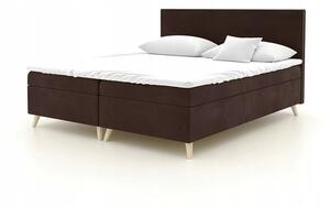 Čalúnená posteľ BLAIRE - 160x200, hnedá