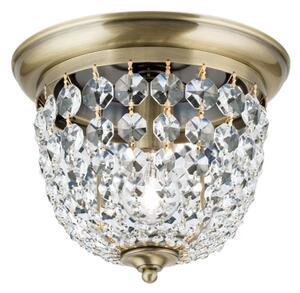 Orion DLU 1840/26-Krištáľové str. svietidlo PLAFOND 1xE27/40W/230V pr.26 cm bronz