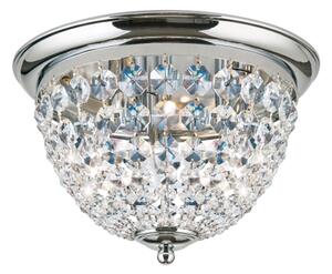 Orion DLU 1840/35-Krištáľové str. svietidlo PLAFOND 3xE27/40W/230V pr.35 cm chróm