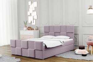 Boxspringová posteľ MARGARETA - 140x200, ružová