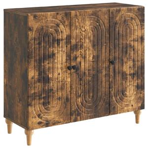 Servírovacia skriňa Dymový dub 89 x 34,5 x 80 cm