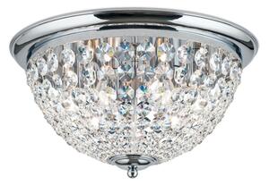 Orion DLU 1840/47-Krištáľové str. svietidlo PLAFOND 6xE27/40W/230V pr.47 cm chróm