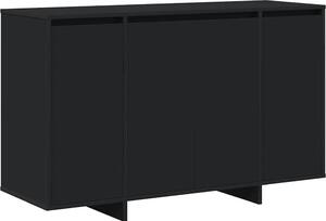 Servírovacia skriňa Čierna 120 x 41 x 75 cm Kompozitné drevo