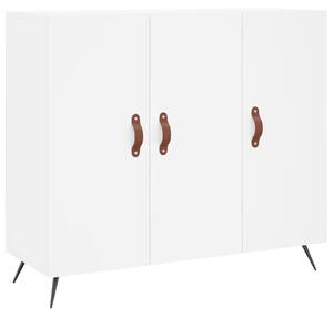 Komoda biela 90x34x80 cm kompozitné drevo