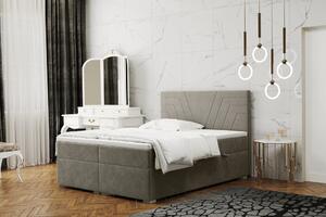 Pohodlná posteľ ILIANA - 200x200, béžová