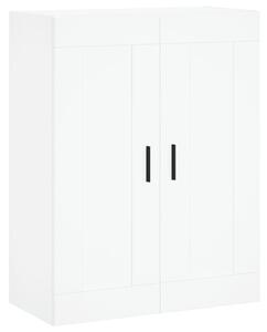 Nástenná skrinka biela 69,5x34x90 cm kompozitné drevo