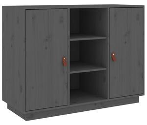 Komoda sivá 100x40x75 cm borovicový masív
