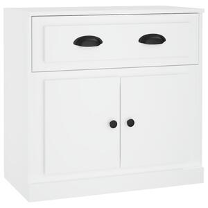 Komoda biela 70x35,5x67,5 cm spracované drevo