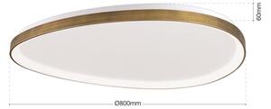 Orion DL 7-696/80 - LED Stropné svietidlo CHARLIE LED/72W/230V pr. 80 cm zlatá