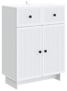 Servírovacia skriňa Biela 66 x 34,5 x 90 cm Kompozitné drevo