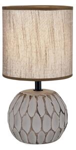 Orion LA 4-1224/1 - Stolná lampa PINIA 1xE14/25W/230V keramika béžová/šedá