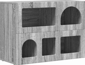 Servírovacia skriňa Sivý Sonoma 80,5 x 35 x 59 cm