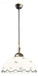 Kolarz 731.30.26 - Luster na lanku NONNA 1xE27/75W/230V zelená