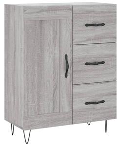 Komoda sivý dub sonoma 69,5x34x90 cm kompozitné drevo