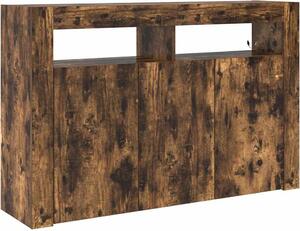 Servírovacia skriňa Dymová dub 116 x 30 x 75 cm