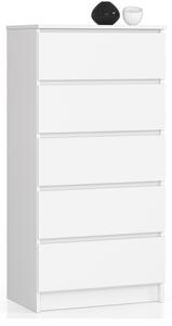 Komoda K60 5SZ CLP biela