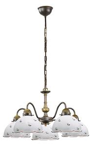 Kolarz 731.85.70 - Luster na reťazi NONNA 5xE27/75W/230V