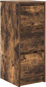 Komoda dymový dub 29,5x34x76 cm kompozitné drevo