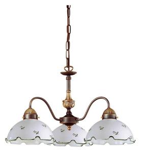 Kolarz 731.83.21 - Luster na reťazi NONNA 3xE27/75W/230V zelená
