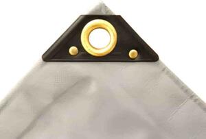 Sivá plachta z PVC 650 g/m² 4 x 5 m (20 m²)