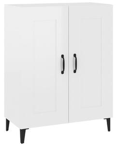 Komoda lesklá biela 69,5x34x90 cm spracované drevo