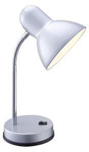 Globo 2487- Stolná lampa BASIC 1xE27/40W/230V strieborná