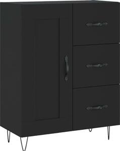 SYFAX™ Komoda čierna 69,5x34x90 cm kompozitné drevo