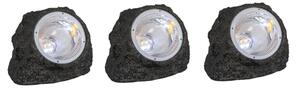 Globo 3302-3 - SADA 3x LED Solárne svietidlo LED/1,2V IP44