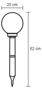 Globo 3376 - LED vonkajšie solárne osvetlenie LED/0,06W/3,2V IP44