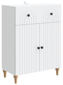 Servírovacia skriňa Biela 66 x 34,5 x 90 cm Kompozitné drevo