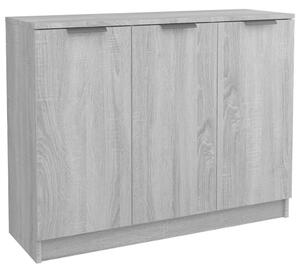 Komoda sivý dub sonoma 90,5x30x70 cm spracované drevo