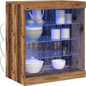 LED komoda Staré drevo 60,5 x 37 x 67 cm Kompozitné drevo