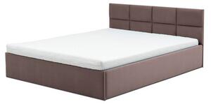 Čalúnená posteľ MONOS s matracom rozmer 160x200 cm Kakao