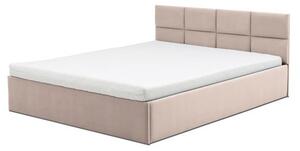 Čalúnená posteľ MONOS s penovým matracom rozmer 160x200 cm Kakao