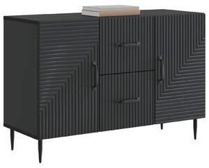 Servírovacia skriňa Čierna 89 x 34,5 x 60 cm Kompozitné drevo