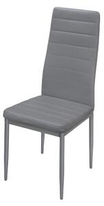 Jedálenská stolička SIGMA sivá