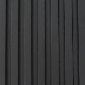Drevený Lamelový Panel 3D do Interiéru - filc + doska čierna - lamela čierna